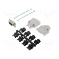 D-Sub HD; PIN: 15; plug; female; for cable; straight; solder