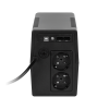 UPS 650VA 360W offline LCD USB RJ45 7Ah with battery 2*euro socket
