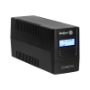 UPS 1000VA 600W offline LCD USB RJ45 9Ah with battery 2*euro socket
