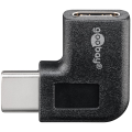 Переходник USB-C на USB-C 90°, черный
