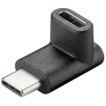 Переходник USB-C вилка-разъем USB-C под углом 90 градусов вверх и вниз