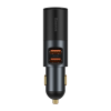 Baseus Share Together Fast Charge Car Charger with Cigarette Lighter Expansion Port, 2x USB, 120W