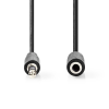 3.5mm audio stereo extension cable 2m black
