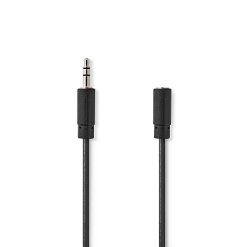 3.5mm audio stereo extension cable 2m black