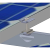 Ground plate for solar panel mounts