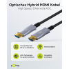Optical Hybrid Ultra High Speed HDMI Cable with Ethernet (AOC) (8K/@60Hz), 50m
