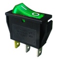 Клавишный выключатель ON-OFF 15A 250V Зеленый