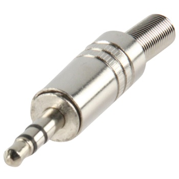 Stereo Connector 3.5 Mm Male Silver, Valueline