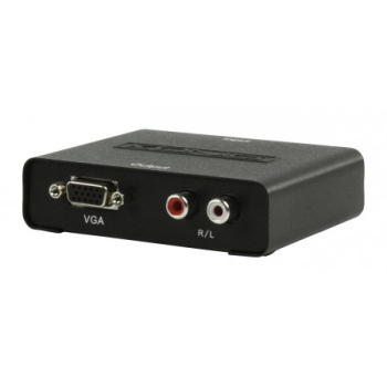 HDMI -> VGA muundur, heli 2*RCA