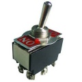 Toggle-switch 2*ON-OFF-ON 6A 250V, M12x0.75