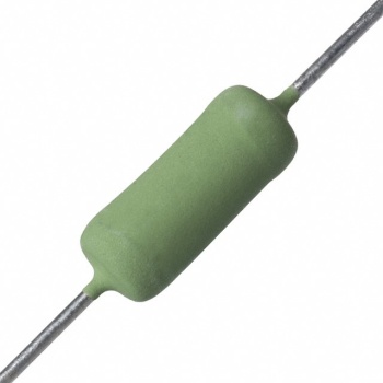 Resistor, wire-wound, tht, 680mΩ, 8w, ±5%, Ø8.5x30mm, 400ppm