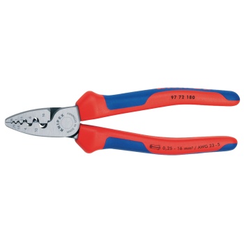 Crimping Pliers for wire ferrules 180 mm 0.25-16 mm²