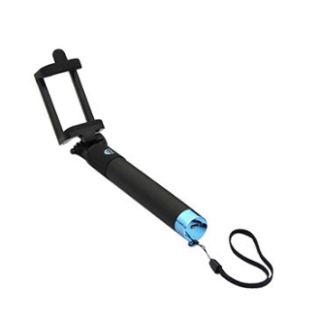 Teleskoop selfie stick 19-82cm BT3.0, Must/sinine Kungfuren