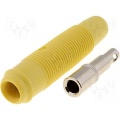 4mm Banana cable socket Hirschmann Yellow
