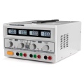 Dc lab power supply 0-30 vdc / 0-3 a 5 vdc / 3 a max with 4 lcd displays