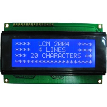 LCD ekraani moodul 20x4 märki sinine IIC/I2C/TWI