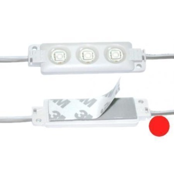 LED moodul 3xSMD5050 12V 0.55W punane IP65 20*70mm