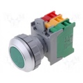Panel mount switches for operating machine 30mm 0-(1) +led NO+NC 6A 230V