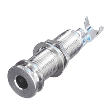 Stereo Connector 6.35 mm Female Silver