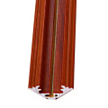 Profile P3 2m corner for LED strips Rosewood