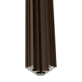 Profile P3 1m corner for LED strips Wenge brown