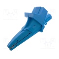 Alligator terminal/clamp isolated 5004 Blue