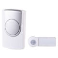 Wireless doorbell 36-melodies 3*AA, up to 100m, up to 8 Button , White