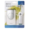 Wireless doorbell 36-melodies 3*AA, up to 100m, up to 8 Button , White