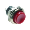 Push button OFF-(ON) 16mm 2A 250VAC Red