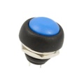 Push button OFF-(ON) 18mm 2A 250V Blue