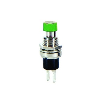 Push button OFF-(ON) 125V 1A Green