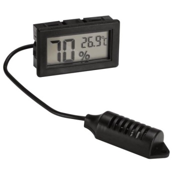 Digital hygrometer/thermometer for panel mounting
