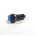 Push button OFF-(ON) 250V 1A Blue