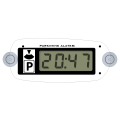 Digital wireless parking clock white LCD