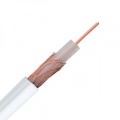 Coaxial cable TV RG/6 1.0mm 75R White