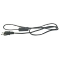 230VAC power cable with switch 2*0.75mm2, 2m Black
