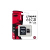 Mälukaart 64GB Micro SDXC Class 10 UHS-I SD adapter Kingston