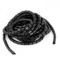 Organizer protective spiral for wires cable 9-65mm 10m Black