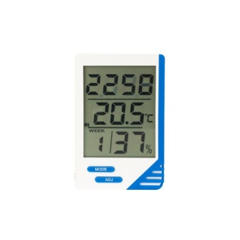 Thermometer and hygrometer, min/max readings White