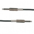6.3mm mono-6.3mm mono plug 2*1.5mm2 Speaker Cable 6m Black