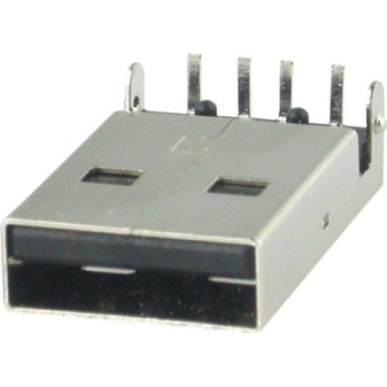 USB A pistik plaadile joodetav PCB SMD