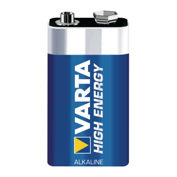 Alkaline Battery 9 V High Energy 1-Blister