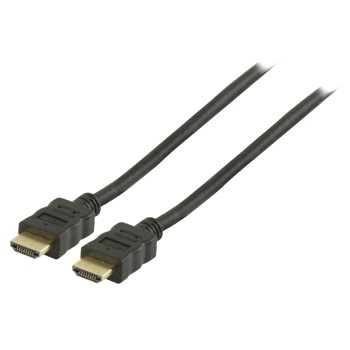 HDMI 1.4 ethernet 19P-19P kaabel 5m kullatud pistikud,must