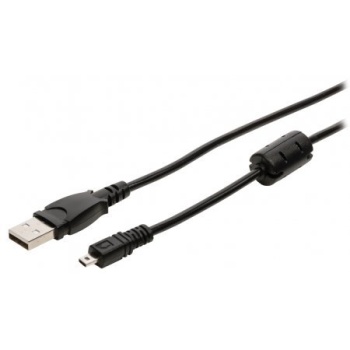 USB 2.0 kaabel UC-E6 8-pin 2m must digikaamerale Nikon