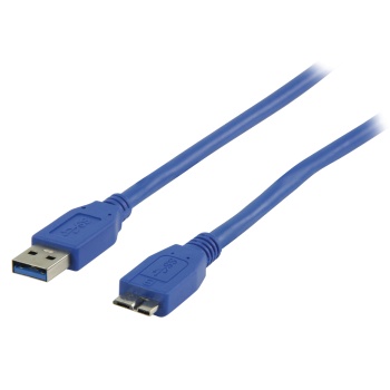 USB 3.0 kaabel A- micro B 1m sinine