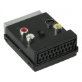 SCART plug- SCART + 3x RCA +S-Video socket