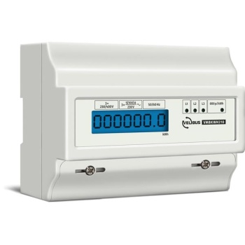 Velbus - Three-phase four-wire electronic DIN rail kWh meter - 7 din modules