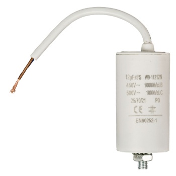 Capacitor 12.0uf / 450 V + cable