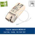 Touch switch / dimmer 10 ÷ 14 V DC, Exta Free