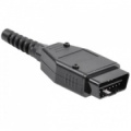 OBD II plug for cable 16-pin
